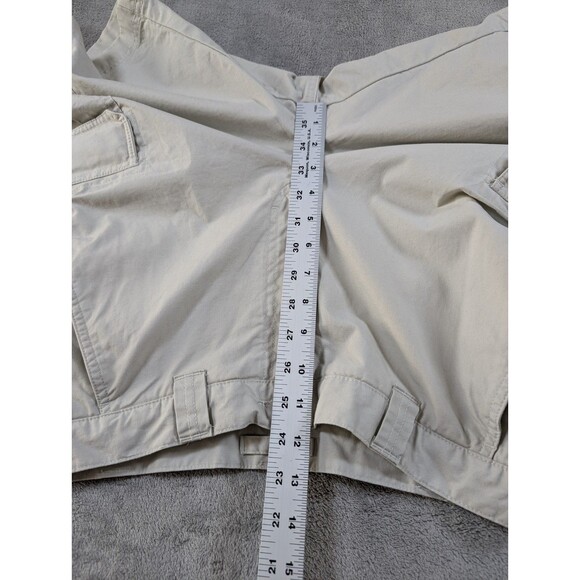 LL Bean Tropic Weight Cargo Shorts Mens 31 Beige Natural Fit Hiking Casual - Picture 8 of 9